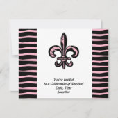 Brustkrebsüberleben Einladung (Vorderseite)