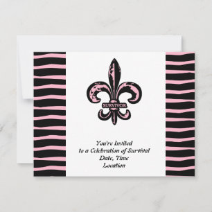 Brustkrebsüberleben Einladung