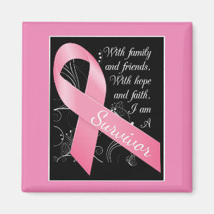Brustkrebsüberleben Magnet