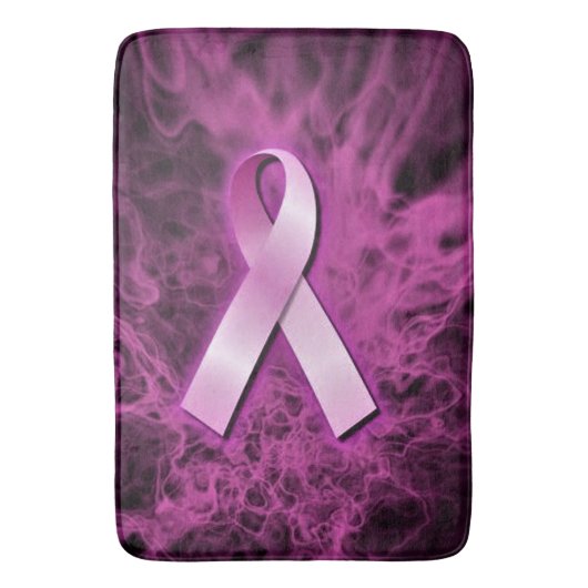 Brustkrebsüberlebung Bath Mat Badematte (Vorderseite Vertikal)