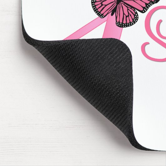 Brustkrebsüberlebung Mousepad (Ecke)