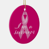 Brustkrebsüberlebung Ornament (Rechts)