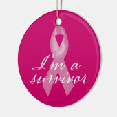 Brustkrebsüberlebung Ornament (Links)