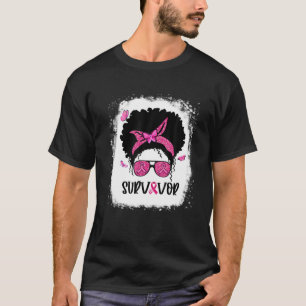 Brustkrebsüberlebung Rosie Riveter Pink Awarenes T-Shirt