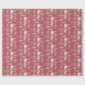 Brustkrebswrapping Geschenkpapier (Flach)