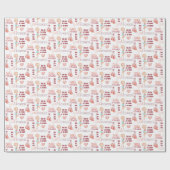 Brustkrebswrapping Geschenkpapier (Flach)