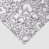 Brustmuskulatur Seidenpapier (Detail)