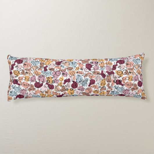 Brustmuster Seitenschläferkissen (Rückseite)