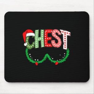 Brustnüsse, passende Kastanien, lustiger Weihnacht Mousepad