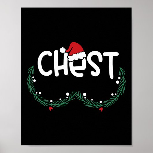Brustnuten Matching Chestnut Weihnachten Coupl Poster (Vorne)