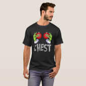 Brustnuten Matching Chestnut Weihnachten Coupl T-Shirt (Vorne ganz)