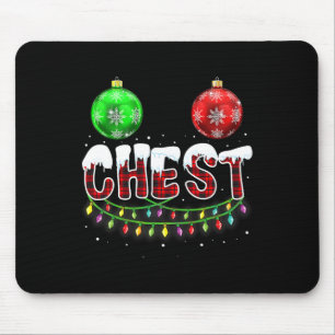 Brustnuten Weihnachten Matching Couple Chestnut T- Mousepad