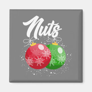 Brustnuten Weihnachten Matching Couple Kastanien Magnet