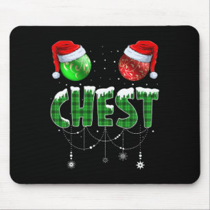 Brustnuten Weihnachten Matching Couple Kastanien Mousepad
