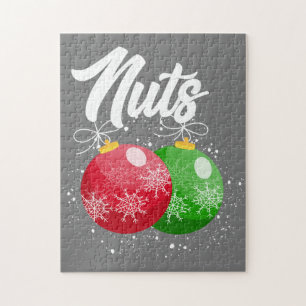 Brustnuten Weihnachten Matching Couple Kastanien Puzzle