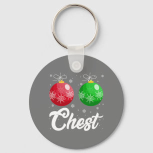 Brustnuten Weihnachten Matching Couple Kastanien Schlüsselanhänger