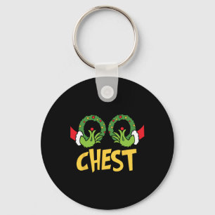 Brustnuten Weihnachtsspass Matching Couple Chest N Schlüsselanhänger