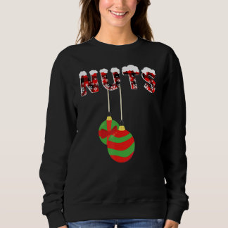 Brustnuts Funny Matching Kastanien Weihnachtsfeier Sweatshirt