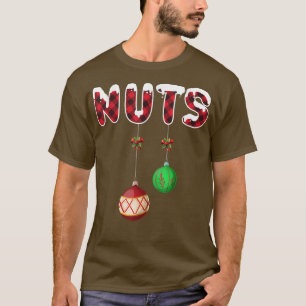Brustnuts Funny Matching Kastanien Weihnachtsfeier T-Shirt