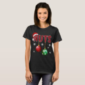 Brustnuts Funny Matching Kastanien Weihnachtsfeier T-Shirt (Vorne ganz)