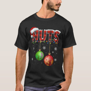Brustnuts Funny Matching Kastanien Weihnachtsfeier T-Shirt