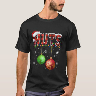 Brustnuts Funny Matching Kastanien Weihnachtsfeier T-Shirt
