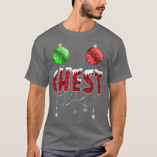 Brustnuts Funny Matching Kastanien Weihnachtsfeier T-Shirt