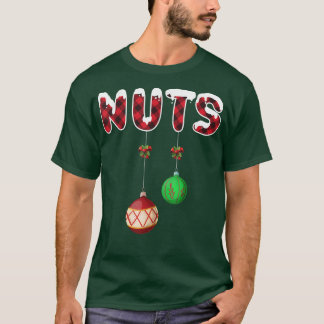 Brustnuts Funny Matching Kastanien Weihnachtsfeier T-Shirt