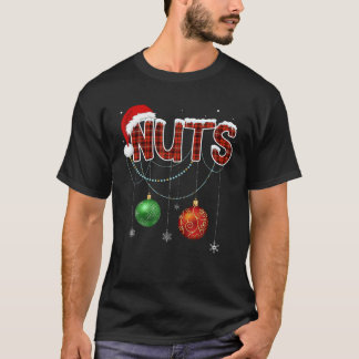 Brustnuts Funny Matching Kastanien Weihnachtsfeier T-Shirt