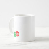 Brustnuts Matching Chestnüsse Funny Christmas Coup Kaffeetasse (Vorderseite Links)