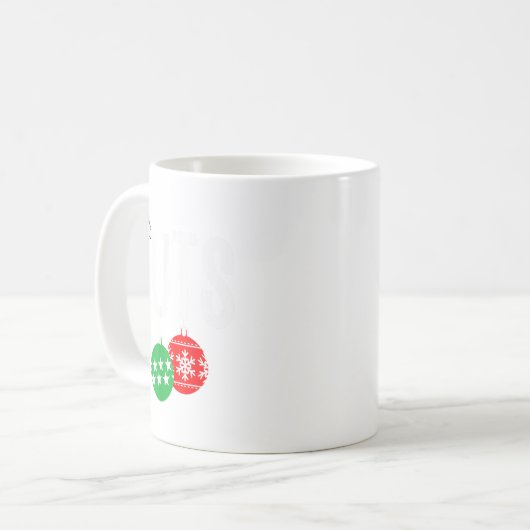 Brustnuts Matching Chestnüsse Funny Christmas Coup Kaffeetasse (Vorderseite Links)