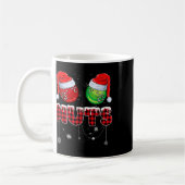 Brustnuts Matching Chestnüsse Funny Christmas Coup Kaffeetasse (Links)