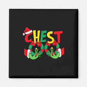 Brustnuts Matching Chestnüsse Funny Christmas Coup Magnet