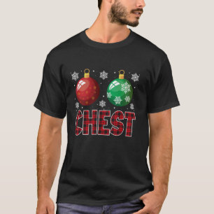 Brustnuts Matching Chestnüsse Funny Christmas Coup T-Shirt