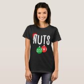 Brustnuts Matching Chestnüsse Funny Christmas Coup T-Shirt (Vorne ganz)
