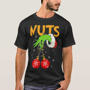 Brustnuts Matching Kastanien Weihnachtsschnee T-Shirt