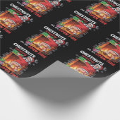 Brustnuts Roasting Funny Naughty Santa Dirty Xmas Geschenkpapier (Ecke)