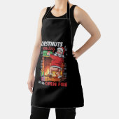 Brustnuts Roasting Funny Naughty Santa Dirty Xmas Schürze (InSitu)