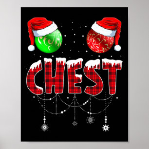 Brustnuts Weihnachtsfeiertag Shirt Matching Couple Poster