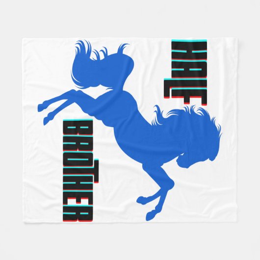 Brustpferdehaltung Fleecedecke (Vorderseite (Horizontal))