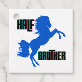 Brustpferdehaltung Geschenkanhänger (Vorderseite)
