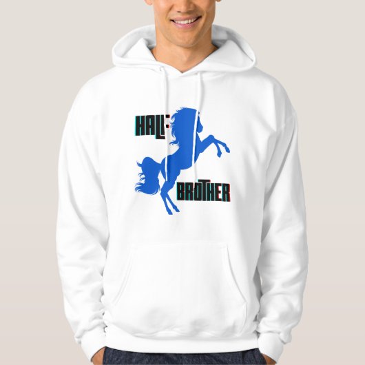 Brustpferdehaltung Hoodie (Vorderseite)