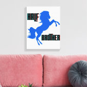 Brustpferdehaltung Leinwanddruck (Insitu (Wohnzimmer))