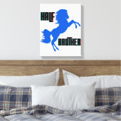 Brustpferdehaltung Leinwanddruck (Insitu (Schlafzimmer))