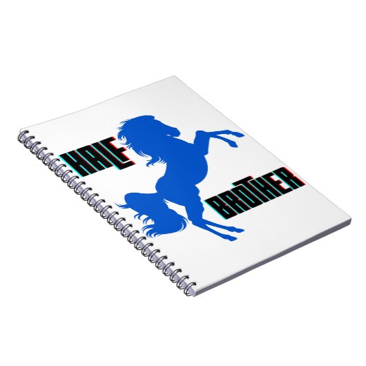 Brustpferdehaltung Notizblock (Rechte Seite)