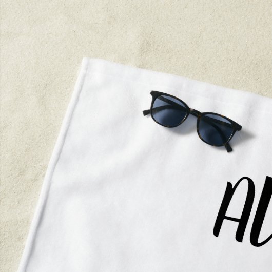 Brustpferdehaltung Strandtuch (Beispiel)