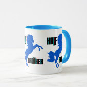 Brustpferdehaltung Tasse (VorderseiteRechts)