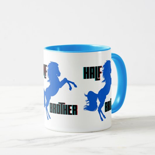 Brustpferdehaltung Tasse (VorderseiteRechts)