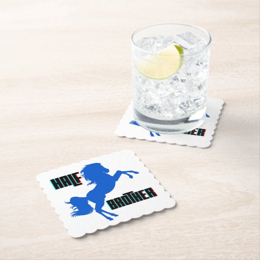 Brustpferdehaltung Untersetzer (Vor Ort)