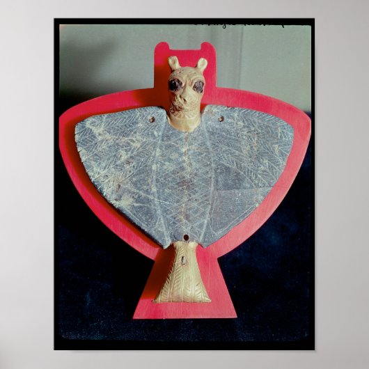 Brustschild in Form eines Löwenkopfadlers Poster (Vorne)